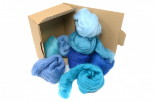 Blue Merino Wool Selection Pack<br> *Includes Free UK Shipping*