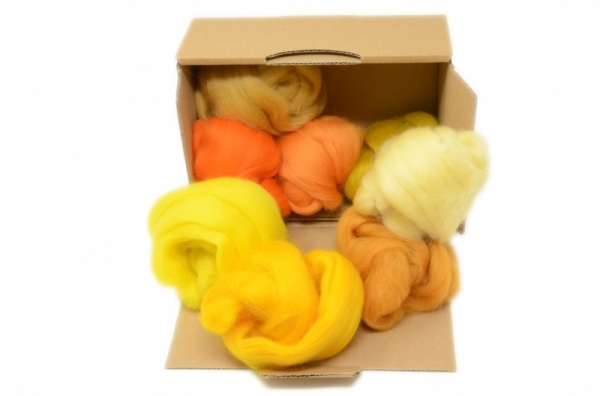 Yellow & Orange Merino Wool Selection Pack<br> *Includes Free UK Shipping*