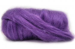 Dyed Tussah Silk  - Purple