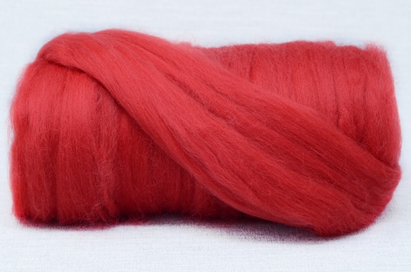 Bright Cherry Dyed Merino 2.65