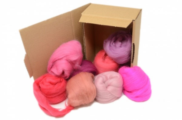 Pink Merino Wool Selection Pack<br> *Includes Free UK Shipping*