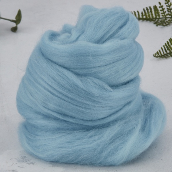 Baby Blue Dyed Merino 5.125