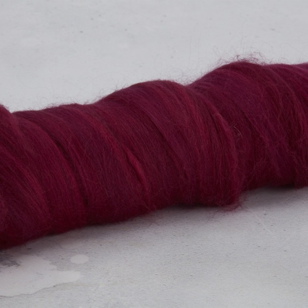 Burgundy Dyed Merino 3.7