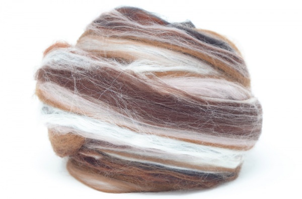 Merino and Silk, Brown 100gm