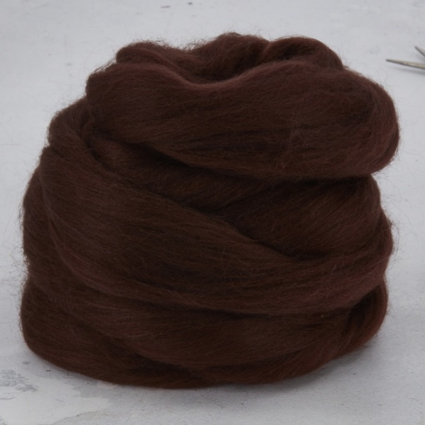 Dark Brown Dyed Merino 2.60