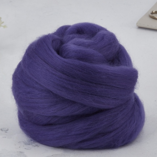 Deep Parma Violet Dyed Merino 3.71