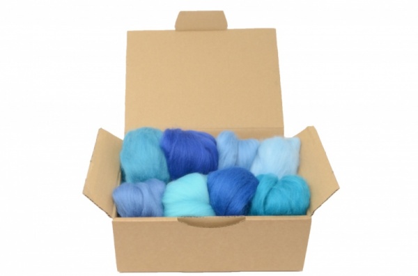 Blue Merino Wool Selection Pack<br> *Includes Free UK Shipping*