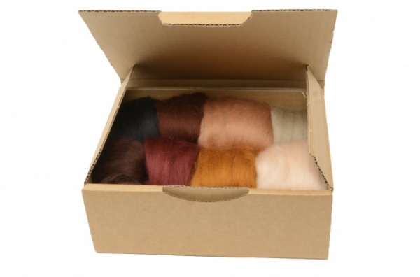 Brown Merino Wool Selection Pack<br> *Includes Free UK Shipping*