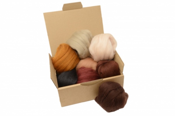 Brown Merino Wool Selection Pack<br> *Includes Free UK Shipping*