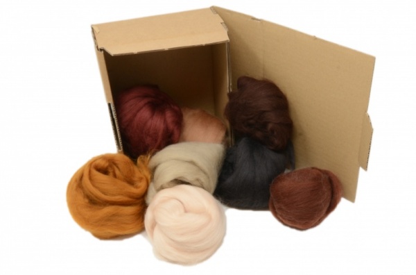 Brown Merino Wool Selection Pack<br> *Includes Free UK Shipping*