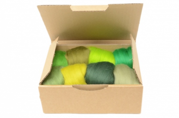 Green Merino Wool Selection Pack<br> *Includes Free UK Shipping*