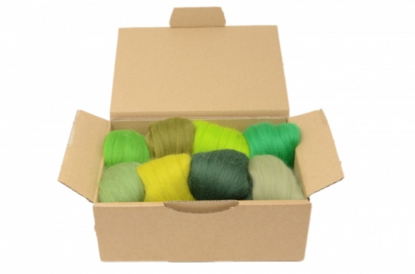 Green Merino Wool Selection Pack<br> *Includes Free UK Shipping*