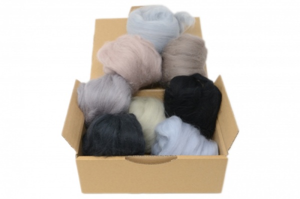 Grey Merino Wool Selection Pack<br> *Includes Free UK Shipping*