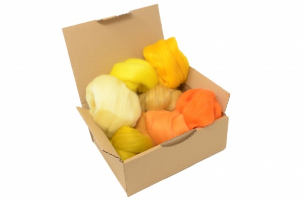 Yellow & Orange Merino Wool Selection Pack<br> *Includes Free UK Shipping*