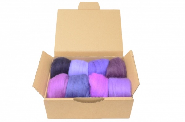 Purple Merino Wool Selection Pack<br> *Includes Free UK Shipping*