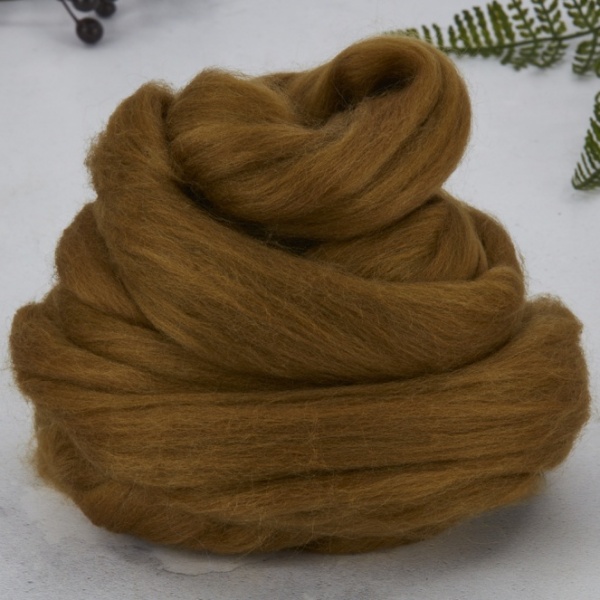 Khaki Dyed Merino 7.6