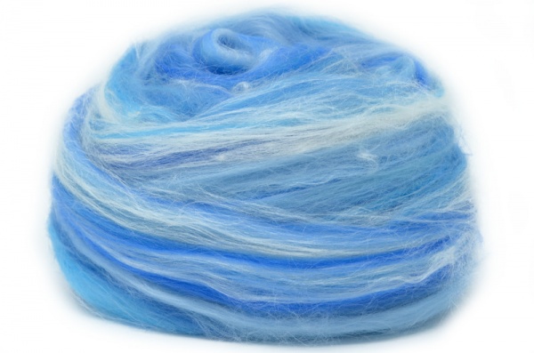 Merino and Silk, Light Blue 100gm