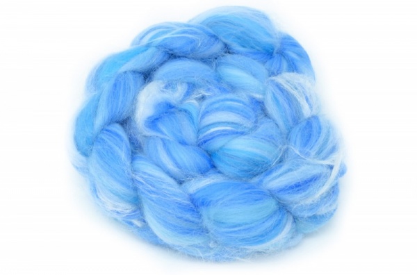 Merino and Silk, Light Blue 100gm