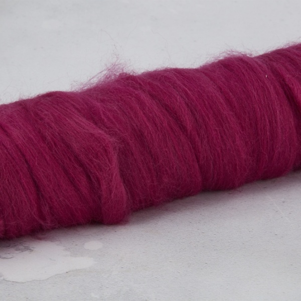 Magenta Dyed Merino 3.141