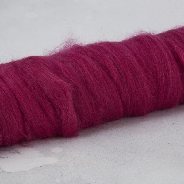 Magenta Dyed Merino 3.141