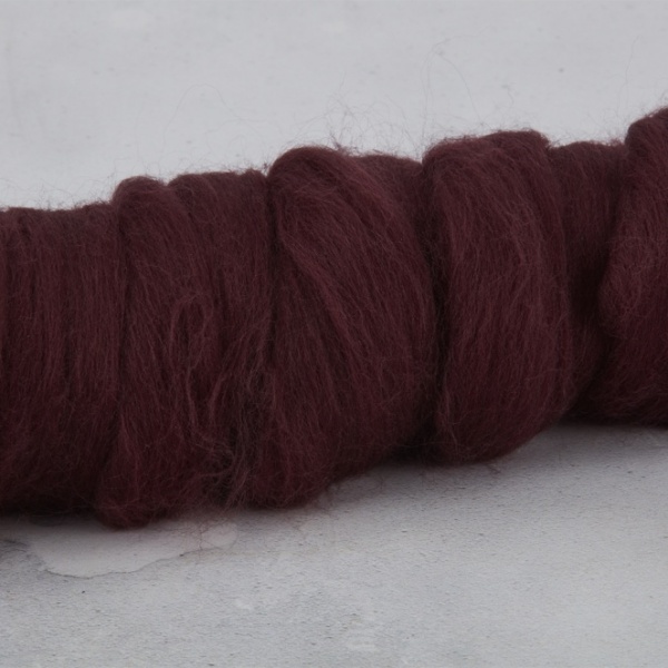 Maroon Dyed Merino 3.79