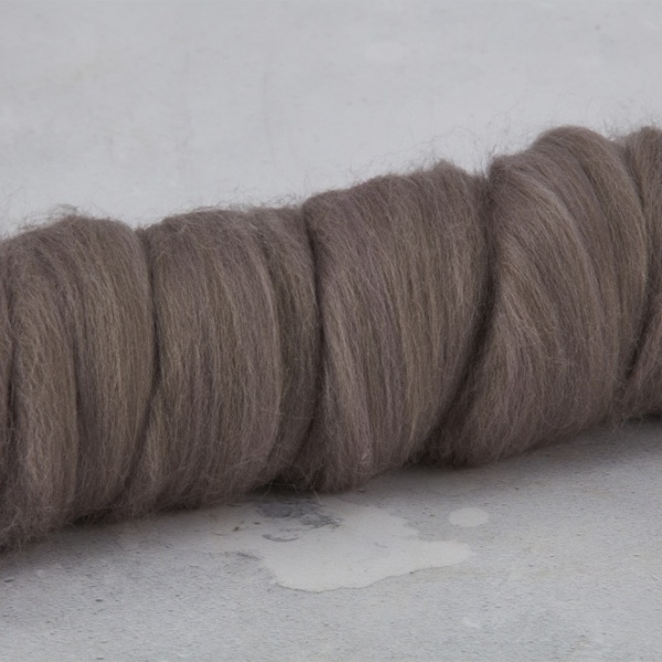 Minky Taupe Dyed Merino 2.62