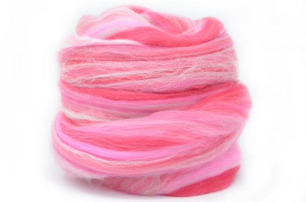 Merino and Silk, Pink 100gm