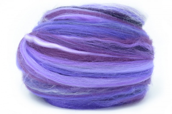 Merino and Silk, Purple 100gm