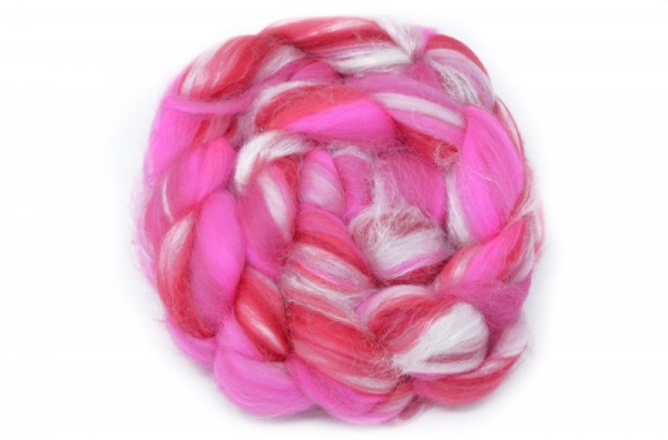 Merino and Silk, Bright Pink 100gm