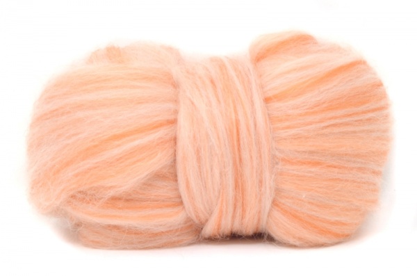 Corriedale Wool Blend: Orange 100gm