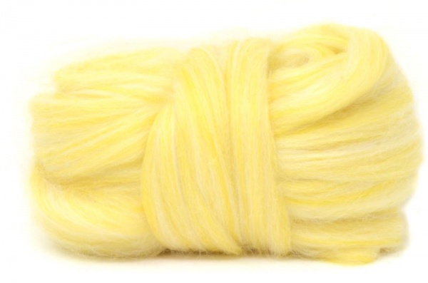 Corriedale Wool Blend: Yellow 100gm