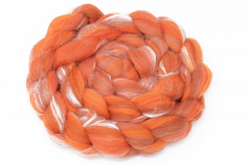 Merino And Silk Orange