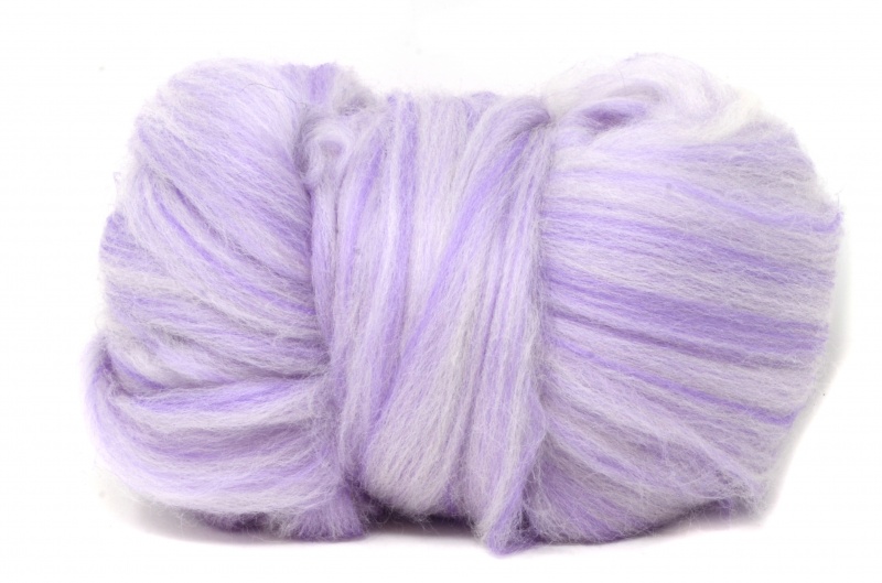 Corriedale Wool Blend Purple 100gm