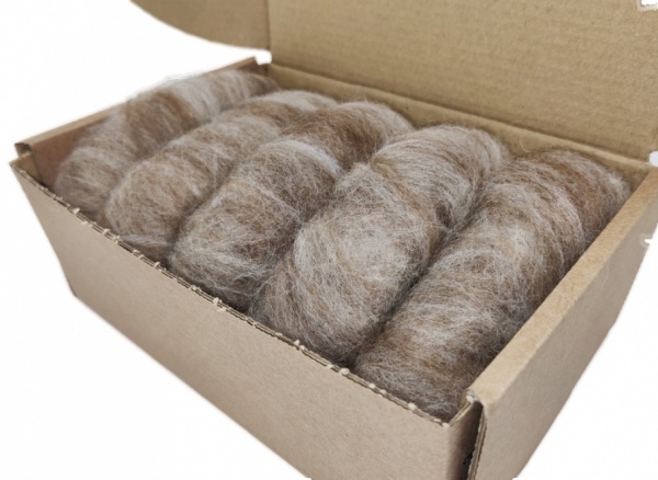Wingham Carded Rolags, Shetland Humbug<br>*Includes Free UK Shipping*