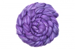 Merino and Silk, Purple Shimmer 100gm