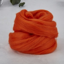 Bright Orange Dyed Merino 1.18