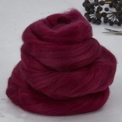 Burgundy Dyed Merino 3.7