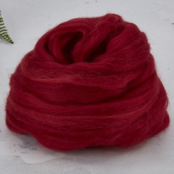 Cherry Red Dyed Merino 2.54