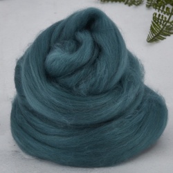 Dark Duck Egg Blue Dyed Merino 7.22