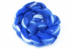 Merino and Silk, Dark Blue 100gm