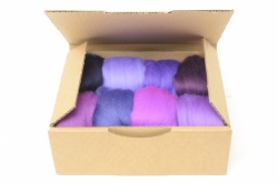 Purple Merino Wool Selection Pack<br> *Includes Free UK Shipping*