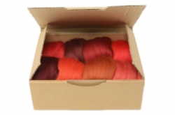 Red Merino Wool Selection Pack<br> *Includes Free UK Shipping*