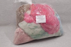 Carded Dyed Merino & Tussah Silk Selection Pack