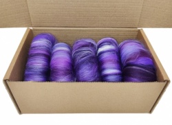 Wingham Carded Rolags, Purple<br>*Includes Free UK Shipping*