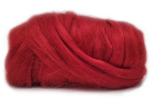 Dyed Tussah Silk  - Red