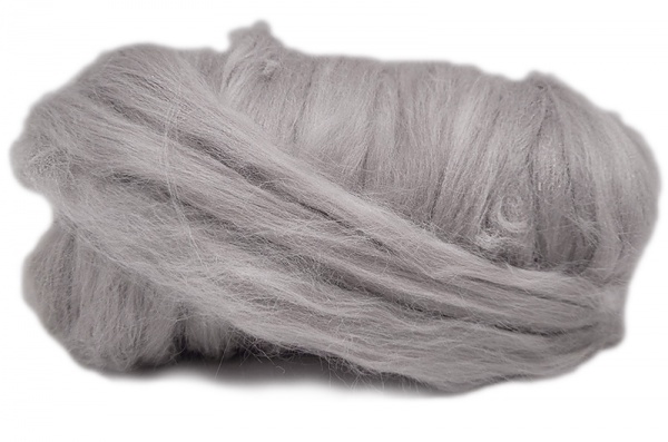 Dyed Tussah Silk  - Grey